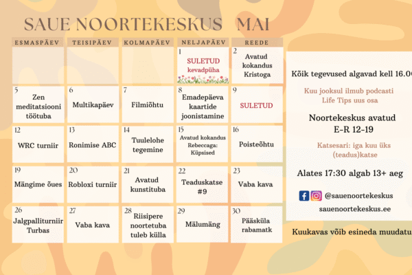 Saue NK kuuplaan mai 2025