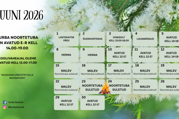 Turba Juuni 2026