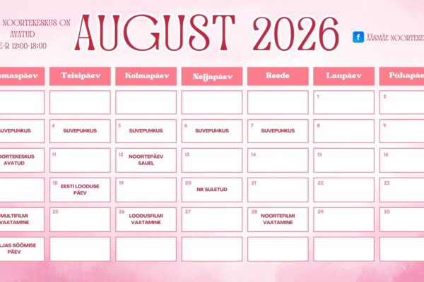 Ääsmäe august 2026